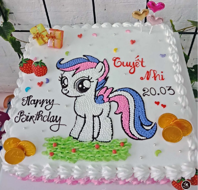 Tranh tô màu ngựa Pony đẹp và dễ thương nhất cho bé